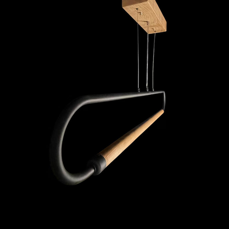 Suspension LED Bois et Métal