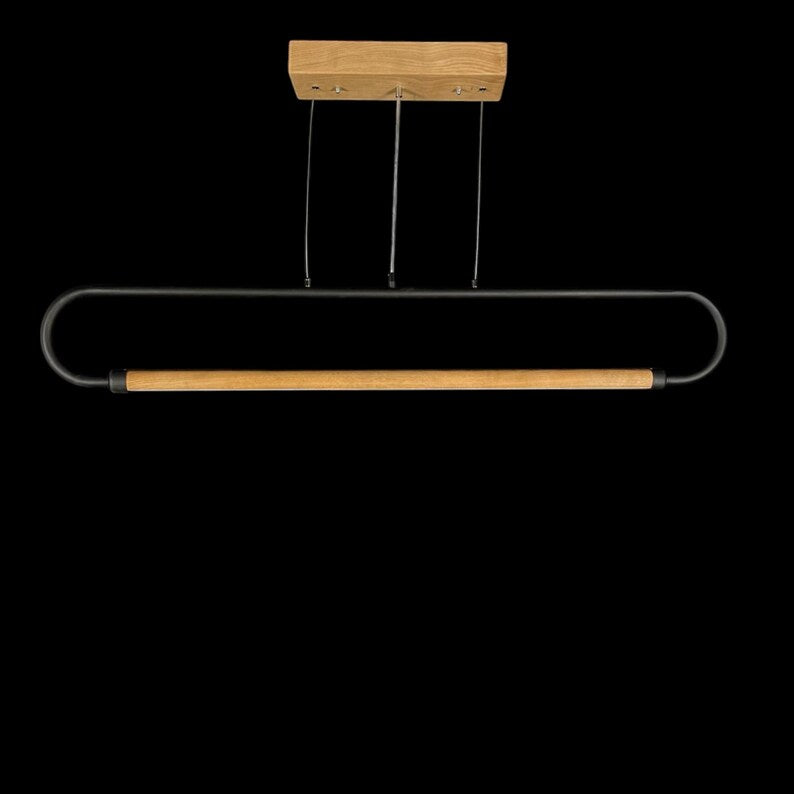 Suspension LED Bois et Métal