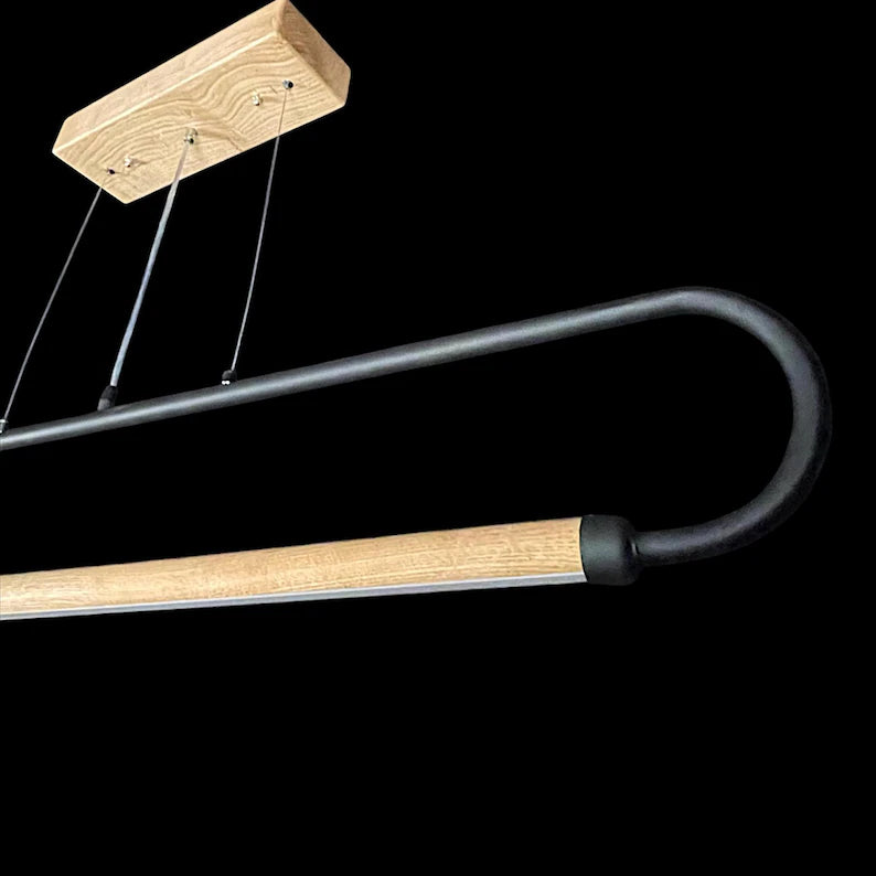 Suspension LED Bois et Métal